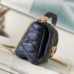 Replica Borsa Louis Vuitton Pico GO-14 MM Malletage M22891 Nera