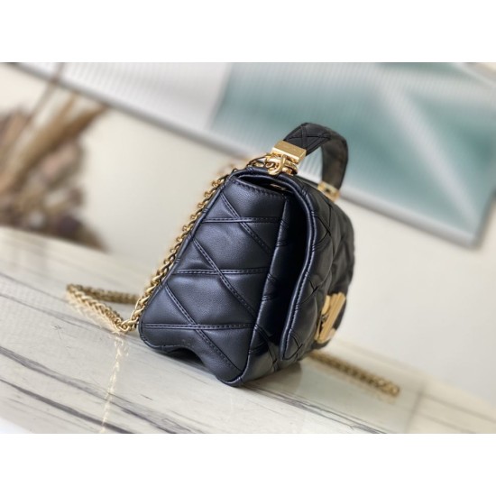 Replica Borsa Louis Vuitton Pico GO-14 MM Malletage M22891 Nera