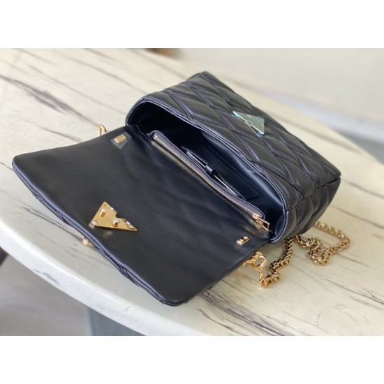 Replica Borsa Louis Vuitton Pico GO-14 MM Malletage M22891 Nera