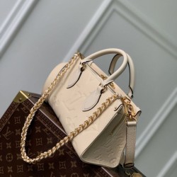 Replica Borsa tote Louis Vuitton Onthego East West M23698 Monogram Empreinte Cream
