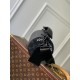 Replica Borsa Louis Vuitton Soft Polochon MM M46692 Monogram Nero