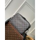 Replica Borsa Louis Vuitton Steamer Messenger da uomo M46795 Monogram Eclipse