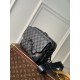 Replica Borsa Louis Vuitton Steamer Messenger da uomo M46795 Monogram Eclipse