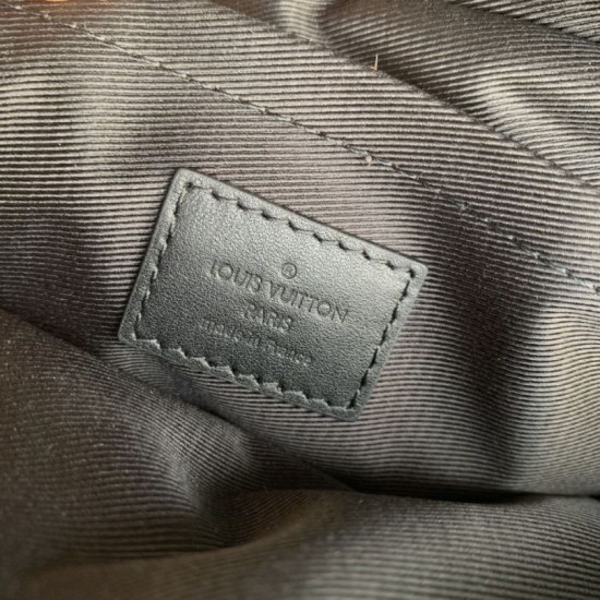 Replica Borsa Louis Vuitton Steamer Messenger da uomo M46795 Monogram Eclipse