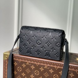 Replica Portafoglio indossabile Louis Vuitton Steamer M81746 Borsa da uomo LV Monogram Taurillon
