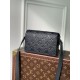 Replica Portafoglio indossabile Louis Vuitton Steamer M81746 Borsa da uomo LV Monogram Taurillon