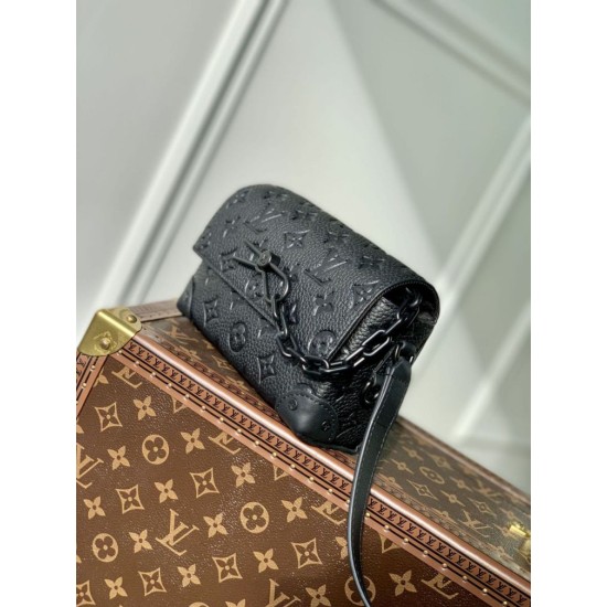 Replica Portafoglio indossabile Louis Vuitton Steamer M81746 Borsa da uomo LV Monogram Taurillon