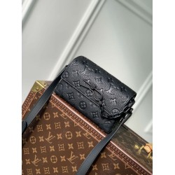 Replica Portafoglio indossabile Louis Vuitton Steamer M81746 Borsa da uomo LV Monogram Taurillon