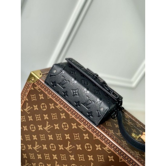 Replica Portafoglio indossabile Louis Vuitton Steamer M81746 Borsa da uomo LV Monogram Taurillon