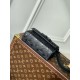 Replica Portafoglio indossabile Louis Vuitton Steamer M81746 Borsa da uomo LV Monogram Taurillon