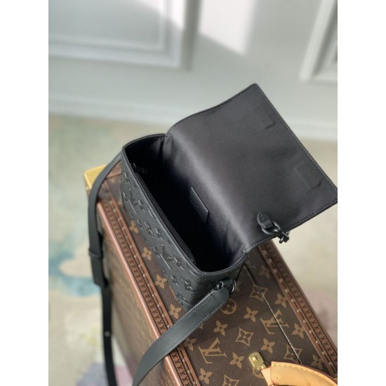 Replica Portafoglio indossabile Louis Vuitton Steamer M81746 Borsa da uomo LV Monogram Taurillon