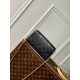 Replica Portafoglio Louis Vuitton con catena Métis M82637 Monogram Empreinte Nero