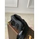 Replica Louis Vuitton Nano Porte Documents Voyage Borsa da uomo M82770 Monogram Eclipse