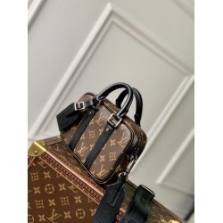 Replica Borsa da uomo Louis Vuitton Nano Porte Documents Voyage M82770 Monogram Macassar Replica Borsa da uomo Louis Vuitton Nano Porte Documents Voyage M82770 Monogram Macassar