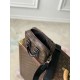Replica Borsa da uomo Louis Vuitton Nano Porte Documents Voyage M82770 Monogram Macassar