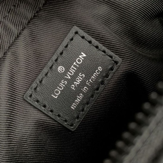 Replica Borsa da uomo Louis Vuitton Nano Porte Documents Voyage M82770 Monogram Macassar