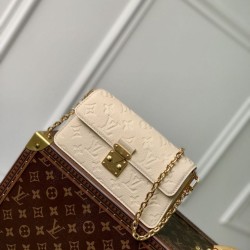 Replica Portafoglio Louis Vuitton con catena Métis M82836 Monogram Empreinte Cream