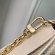 Replica Portafoglio Louis Vuitton con catena Métis M82836 Monogram Empreinte Cream
