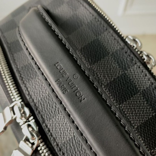 Replica Zaino Louis Vuitton Avenue da uomo N40499 Damier Graphite