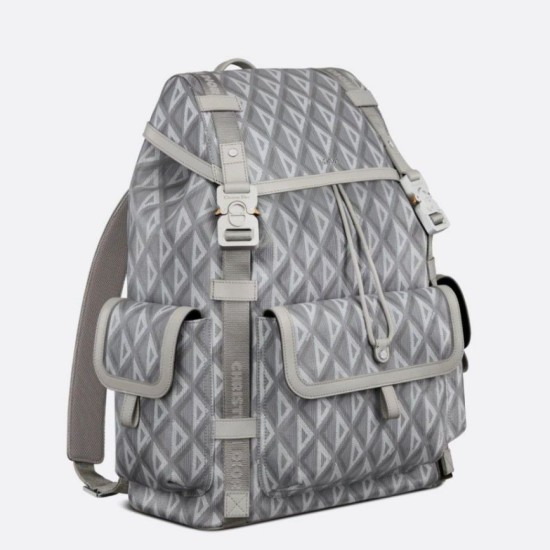 Replica Dior Hit the Road Zaino da uomo CD Diamond Canvas Grigio