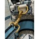 Replica Dior Mini Book Tote con tracolla Toile de Jouy Mexico Ricamo Blu