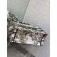 Replica Borsa tote Dior Medium Book Toile de Jouy Mexico Ricamo Bianco