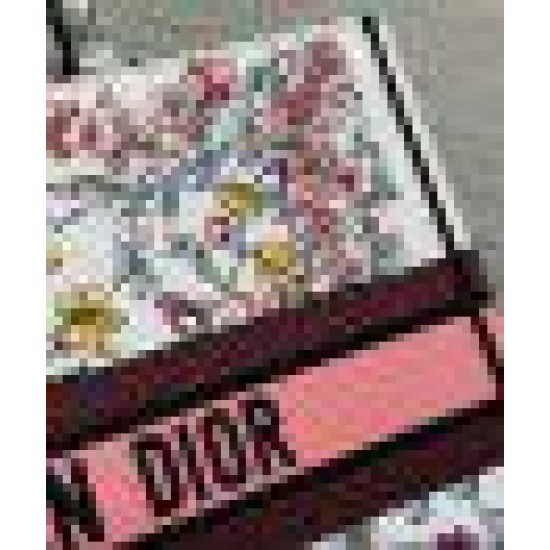 Replica Borsa Dior Large Book Tote Bag Multicolor Florilegio Ricamo Bianco