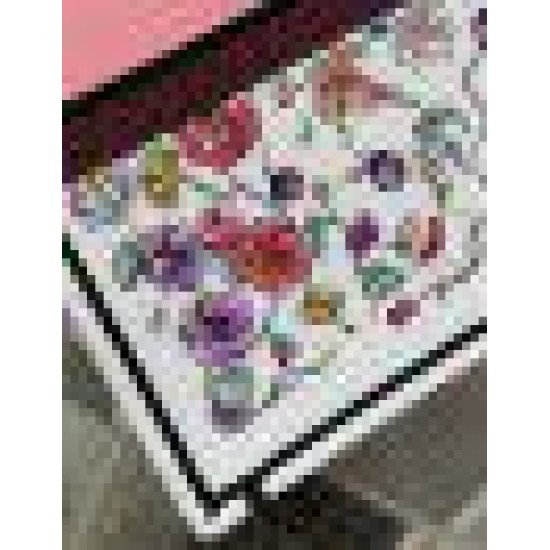Replica Borsa Dior Large Book Tote Bag Multicolor Florilegio Ricamo Bianco