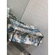 Replica Borsa tote grande per libri Dior Toile de Jouy Mexico ricamo bianco/blu
