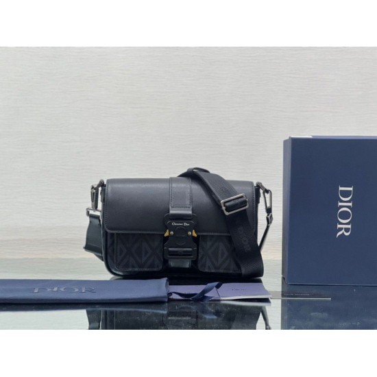 Replica Dior Hit the Road Messenger Borsa da uomo CD Diamond Black