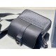 Replica Dior Hit the Road Messenger Borsa da uomo CD Diamond Black