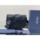 Replica Custodia da uomo Dior Saddle Dior Oblique Jacquard nera