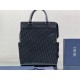 Replica Borsa tote Dior Explorer Tessuto tecnico Dior Oblique Mirage Nero
