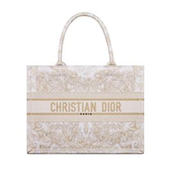 Replica Christian Dior Borsa tote media Dior Book dorata Con motivo Butterfly Around The World color oro e bianco Replica Christian Dior Borsa tote media Dior Book dorata Con motivo Butterfly Around The World color oro e bianco