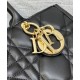 Replica Christian Dior Borsa tote media Dior Book Nera Motivo Macrocannage