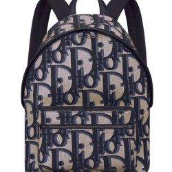 Replica Zaino Christian Dior Rider Maxi Dior Oblique jacquard Blu scuro