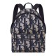 Replica Zaino Christian Dior Rider Maxi Dior Oblique jacquard Blu scuro