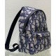 Replica Zaino Christian Dior Rider Maxi Dior Oblique jacquard Blu scuro