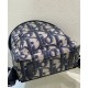 Replica Zaino Christian Dior Rider Maxi Dior Oblique jacquard Blu scuro
