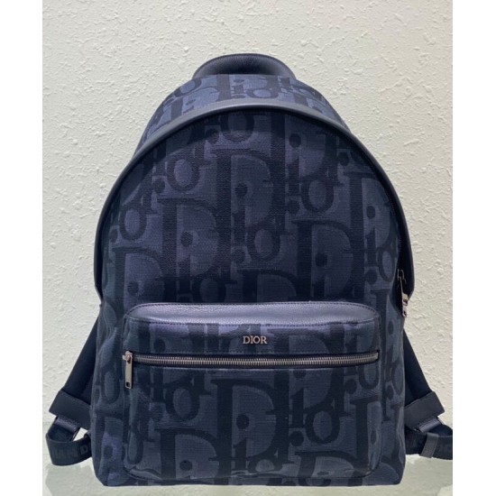 Replica Zaino Christian Dior Rider Maxi Dior Oblique jacquard Nero