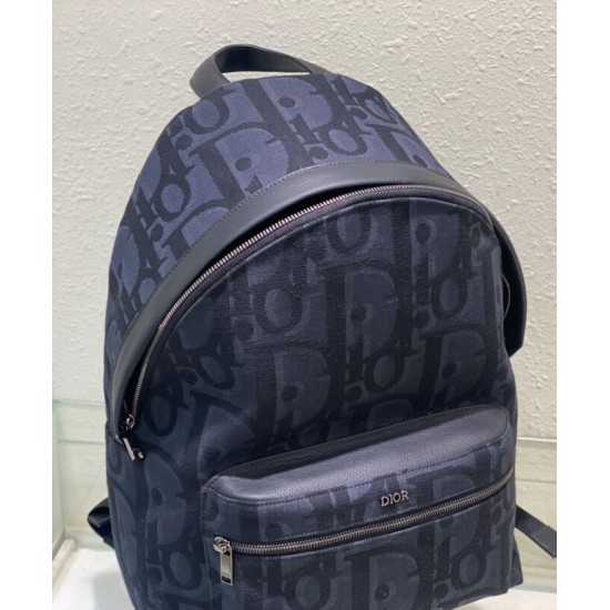Replica Zaino Christian Dior Rider Maxi Dior Oblique jacquard Nero