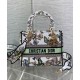 Replica Borsa Christian Dior Medium Lady D-Lite Crema con motivo Toile de Jouy Mexico bianco multicolor