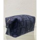Replica Borsa da toilette Christian Dior Nero Maxi Dior Oblique jacquard Ottone con finitura rutenio Firma Dior Replica Borsa da toilette Christian Dior Nero Maxi Dior Oblique jacquard Ottone con finitura rutenio Firma Dior