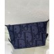 Replica Borsa da toilette Christian Dior Nero Maxi Dior Oblique jacquard Ottone con finitura rutenio Firma Dior Replica Borsa da toilette Christian Dior Nero Maxi Dior Oblique jacquard Ottone con finitura rutenio Firma Dior