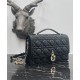 Replica Borsa con manico superiore Christian Dior Miss Dior nera