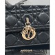 Replica Borsa con manico superiore Christian Dior Miss Dior nera