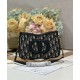 Replica Mini borsa hobo Christian Dior CD Signature Blu scuro