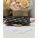 Replica Mini borsa hobo Christian Dior CD Signature Blu scuro