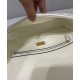 Replica Borsa Baguette media Fendi con motivo FF in rilievo 8BR600 Crema