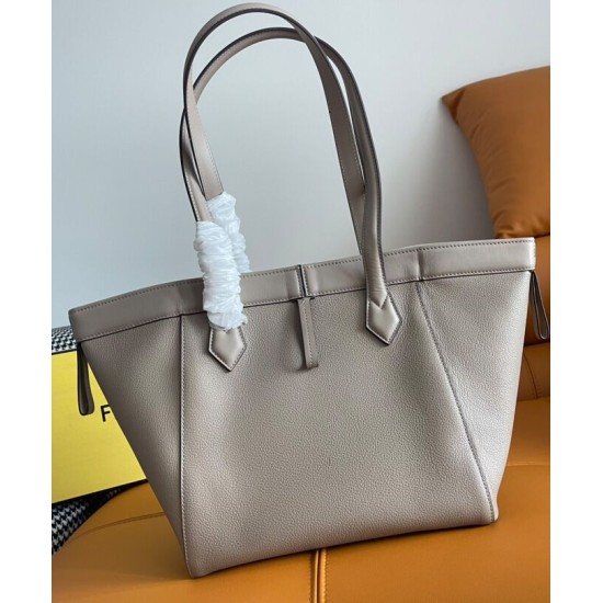 Replica Borsa media Fendi Origami 8BH414 Grigia